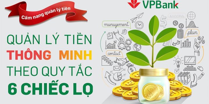 Quản lí chi tiêu thông minh hơn với quy tắc 6 chiếc lọ